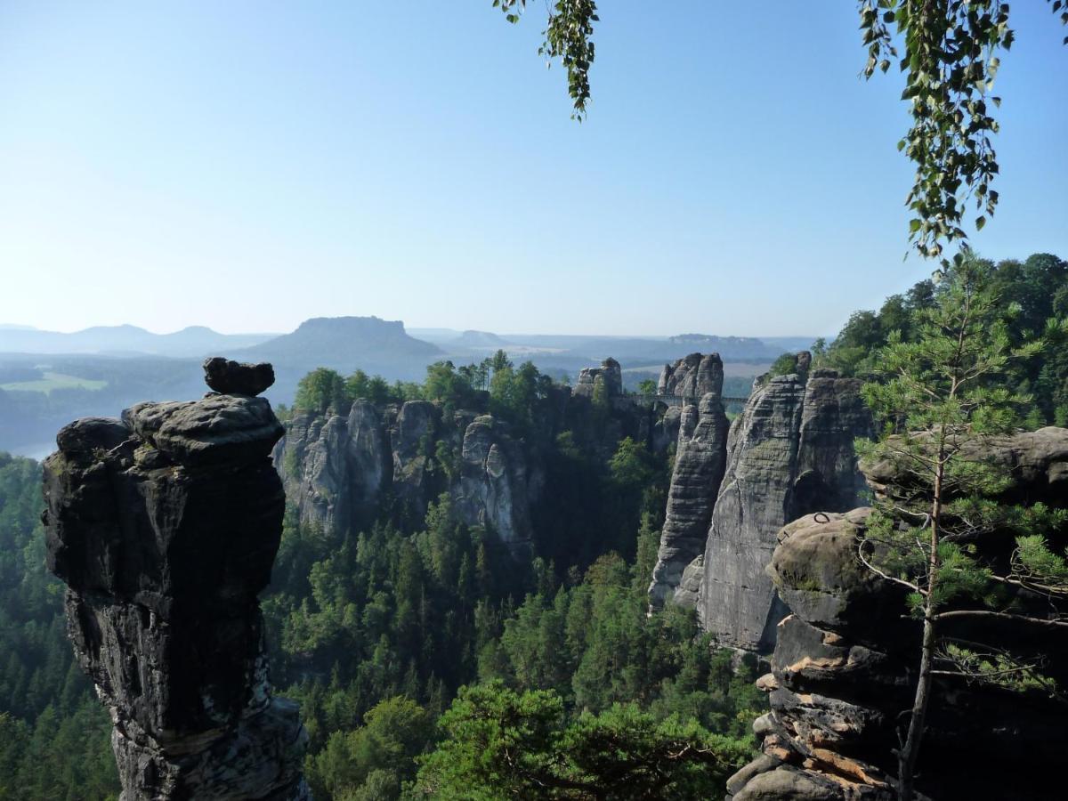 4-Bettzimmer Sächsische Schweiz Mittelndorf Exterior foto