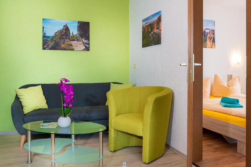4-Bettzimmer Sächsische Schweiz Mittelndorf Exterior foto